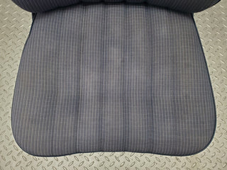 W123 front left seat blue used OEM