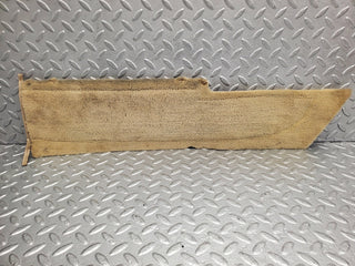 W124 Cabriolet door sill floor carpet right side beige used OEM