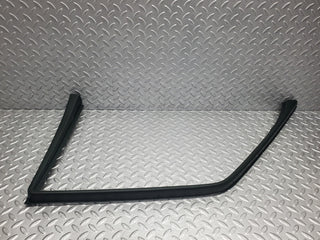W126 front right inner window frame cover green used OEM