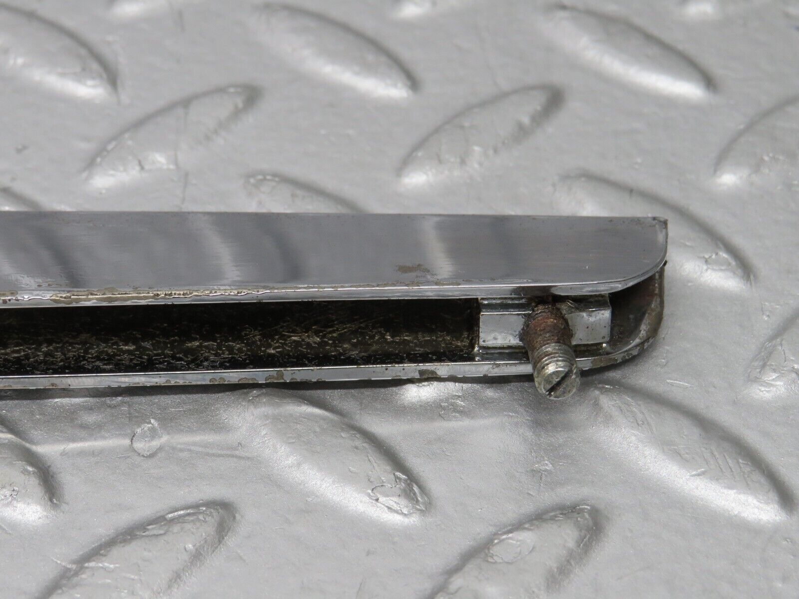 35672 Mercedes-Benz R107 280SL Trunk Chrome Handle Left Side