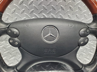 R230 wood steering wheel used OEM