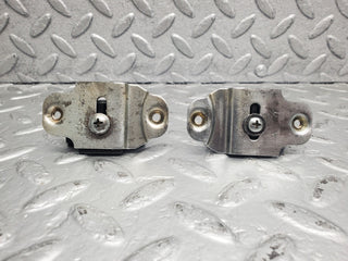 W124 Cabriolet trunk lock striker latch pair used OEM