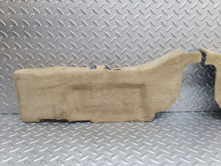 R129 SL rear floor cross member mat carpet beige used OEM