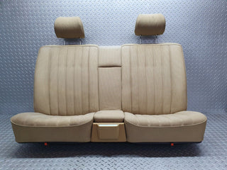 W123 Coupe rear seat beige used OEM