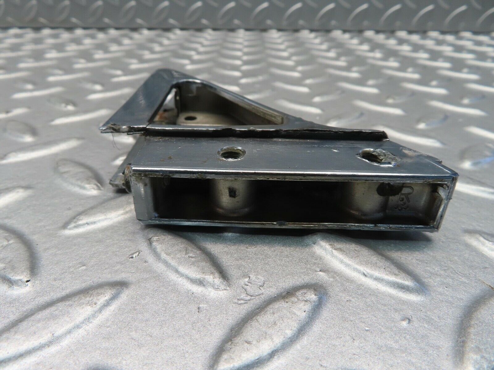 11676 Mercedes-Benz R107 450SL Right Wing Mirror Triangle Chrome Bracket