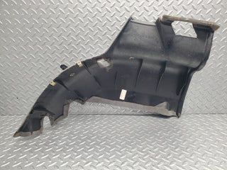 W124 Wagon trunk panel cover left grey used OEM