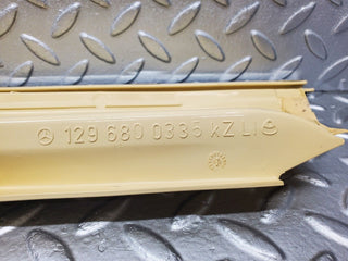 R129 SL left door sill beige used OEM