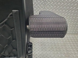 W201 Baby Benz front left passenger seat black used OEM