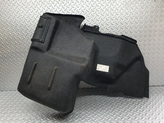 W202 trunk boot panel cover right grey used OEM