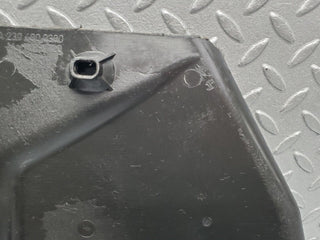 R230 kick panel left side grey used OEM