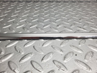W123 front left door chrome moulding trim used OEM