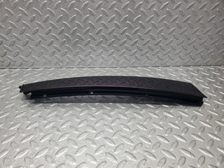 W140 front left door window exterior trim used OEM