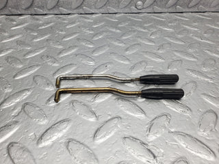 W201 Baby Benz front door lock knob pair used OEM