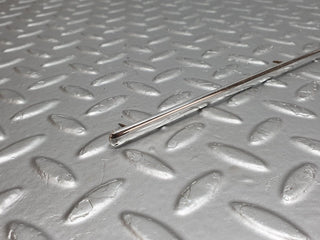 W108 left door card chrome trim used OEM