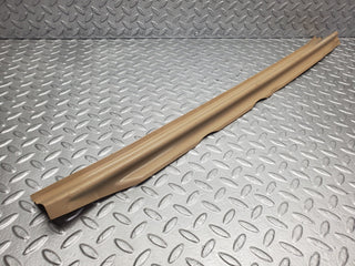 R129 SL left door sill trim beige used OEM