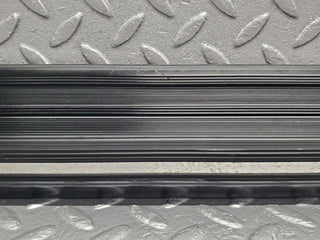 W123 Coupe door sill trim black left side used OEM