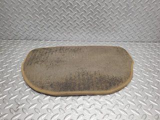 W124 Cabriolet rear left floor carpet beige used OEM