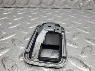 W123 chrome frame door opener right used OEM