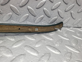 W126 rear left door interior trim green used OEM
