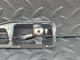 W123 Coupe door opener chrome frame left used OEM