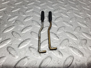 W201 Baby Benz front door lock knob pair used OEM