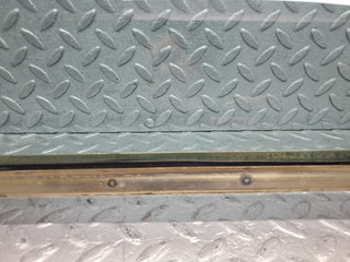 W123 Wagon front right window glass used OEM