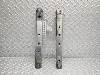 W123 Lang front right seat rail pair used OEM