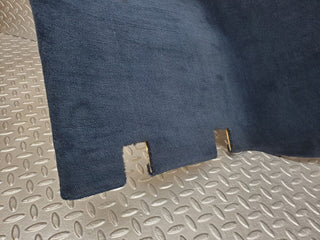 R129 SL rear left wall carpet blue used OEM