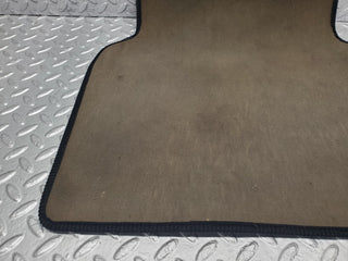 W201 Baby Benz rear left floor mat dark blue used OEM