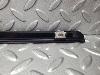 W210 rear left door window exterior trim used OEM