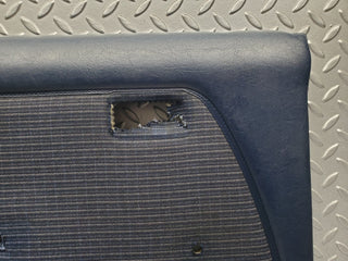 S123 Wagon rear left door card blue used OEM