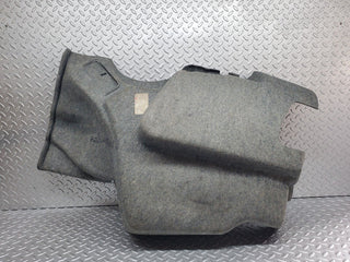 W124 trunk panel cover left used OEM