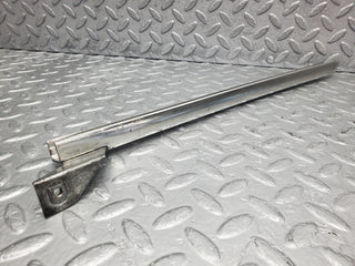 W123 rear right door chrome window channel used OEM