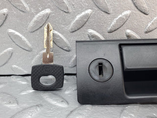 W124 glove box door lock with key used OEM