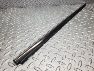 W140 front left door moulding chrome trim used OEM