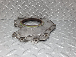 W126 Coupe crankshaft rear sealing cover used OEM