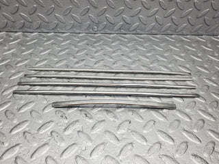 W201 Baby Benz bonnet grill chrome strip set used OEM