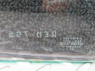 R107 SL hardtop quarter window glass left side used OEM