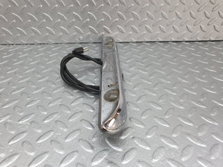 W108 number plate light trunk chrome used OEM