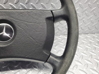 W201 Baby Benz leather steering wheel used OEM