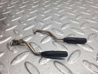 W123 front door lock knob pair used OEM