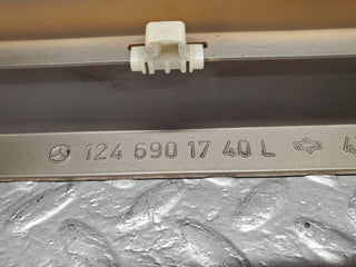 W124 rear left door lower moulding used OEM