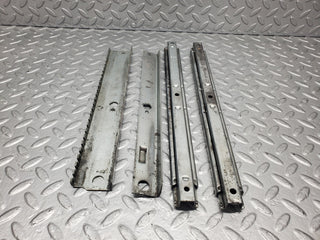 W123 Lang front right seat rail pair used OEM