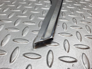 R129 SL left door sill chrome trim used OEM