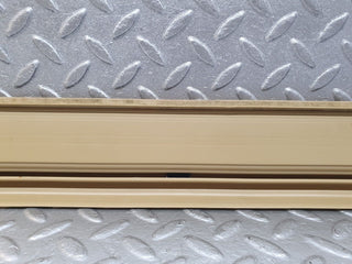 W123 Coupe left door sill trim beige used OEM