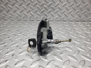 W124 Cabriolet left door exterior handle with key used OEM