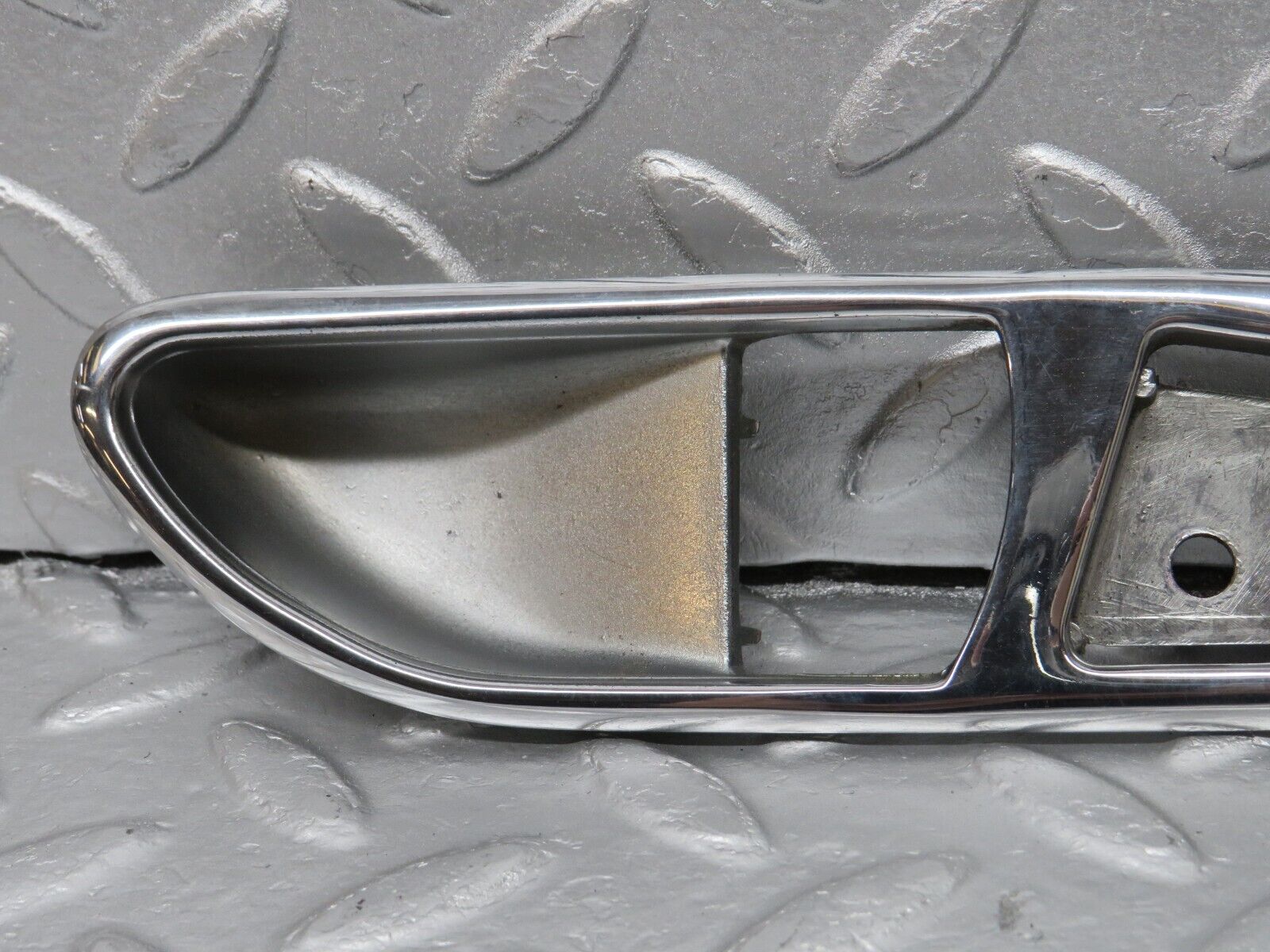 40010 Mercedes-Benz R107 350SL Interior Door Handle Chrome Surround Left
