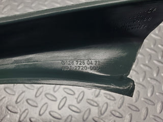 W126 front right inner window frame cover green used OEM