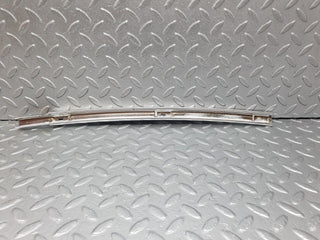 W108 rear left door window chrome channel used OEM