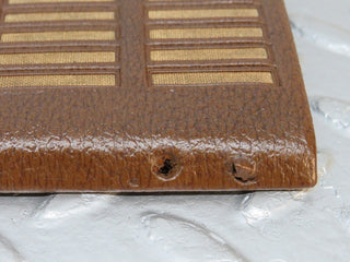 39816 Mercedes-Benz R107 350SL Dashboard Speaker Cover Brown Left Side